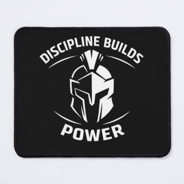 Item preview, Discipline Builds Power Spartan Gym Motivation Design designed and sold by wanado.