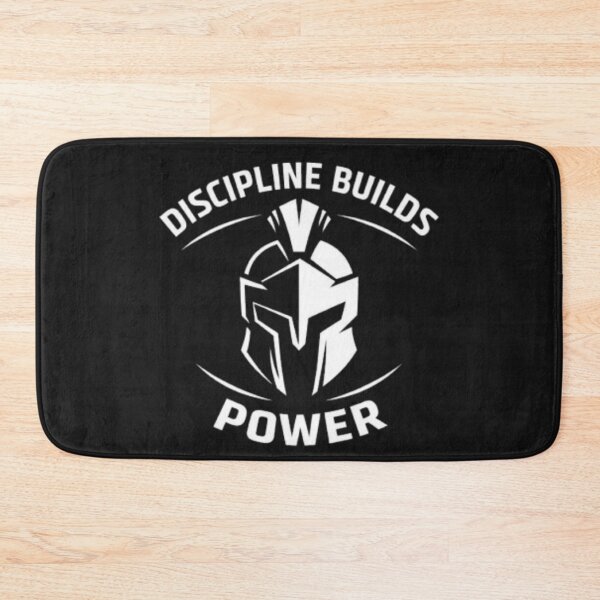Item preview, Discipline Builds Power Spartan Gym Motivation Design designed and sold by wanado.