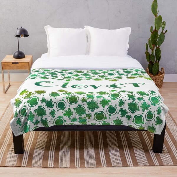 Item preview, Fondo abstracto con hojas de trébol en verde metálico. designed and sold by Wednesday Art design .