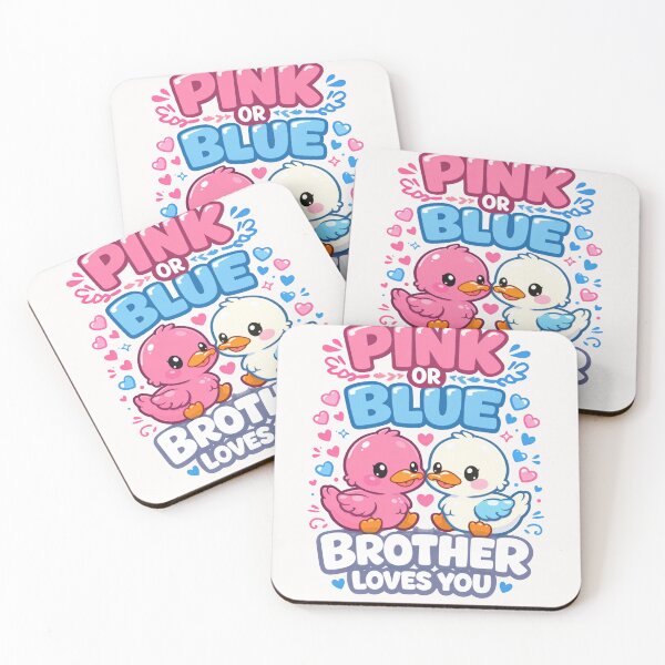 Item preview, Pink or Blue Brother Loves You Duck funny humor designed and sold by Pawsome Quotes.