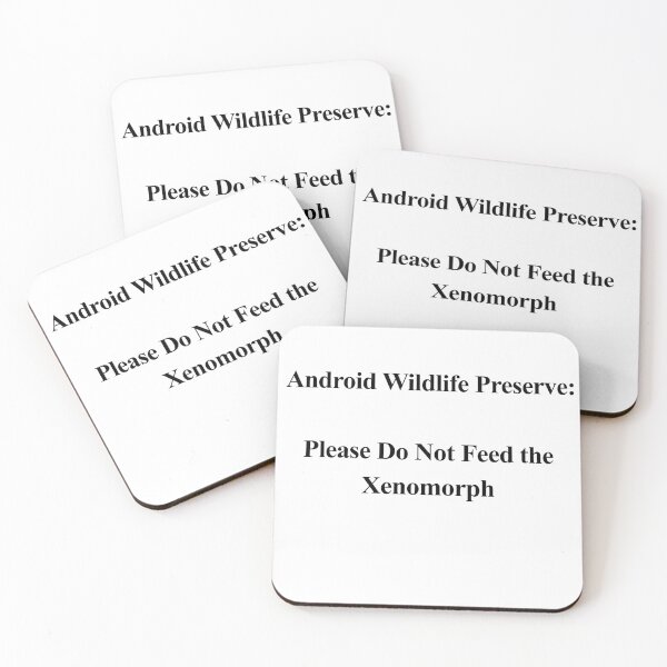 Item preview, Android Wildlife Preserve: Do Not Feed the Xenomorph designed and sold by birdspinestudio.