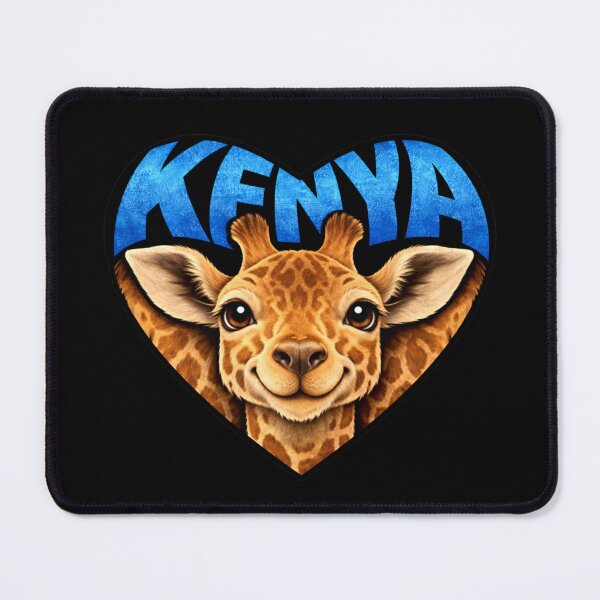 Item preview, Kenya - Giraffe Heart Shape designed and sold by Myra365Art.