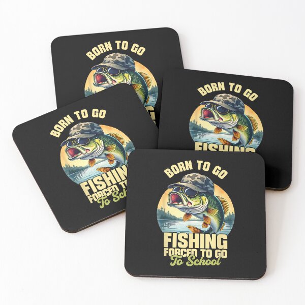 Item preview, Born to Go Fishing Forced School Funny Men Women Kids Boys designed and sold by Boutkimaewab.