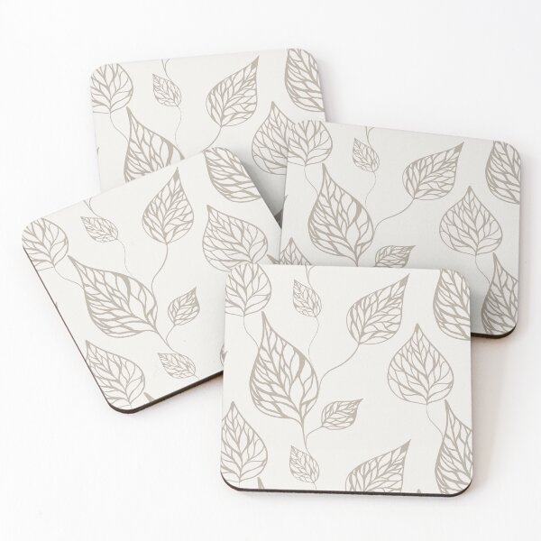 Item preview, Minimal Botanical Leaf Pattern-Modern Nature Line Art Design designed and sold by Katnoirart.