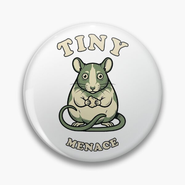 Item preview, Tiny Menace | Funny Chaotic Pet Rat Graphic designed and sold by Akio Saiko.