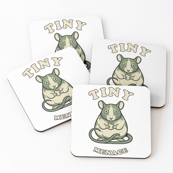 Item preview, Tiny Menace | Funny Chaotic Pet Rat Graphic designed and sold by Akio Saiko.