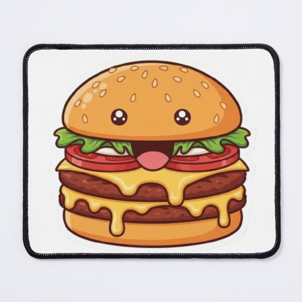 Item preview, Cute Cheeseburger Sticker designed and sold by Dipti333.