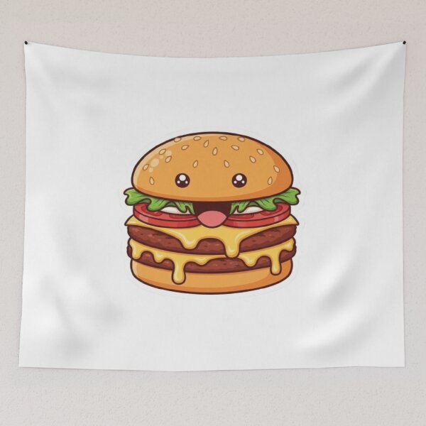 Item preview, Cute Cheeseburger Sticker  designed and sold by Dipti333.