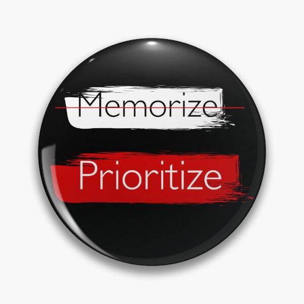 Item preview, Don’t Memorize, Prioritize – Smart Study & Productivity designed and sold by ipot.