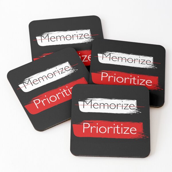 Item preview, Don’t Memorize, Prioritize – Smart Study & Productivity designed and sold by ipot.