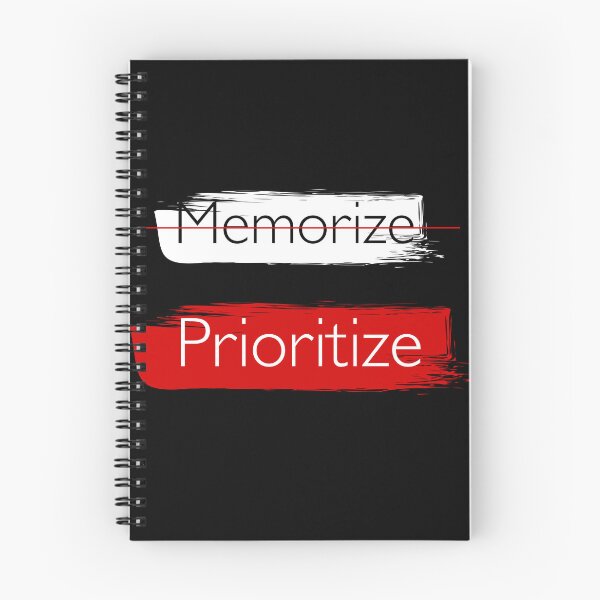 Item preview, Don’t Memorize, Prioritize – Smart Study & Productivity designed and sold by ipot.