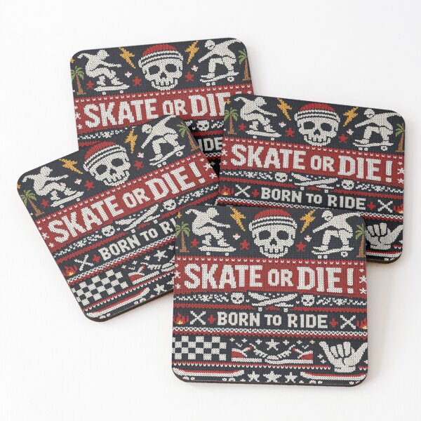 Item preview, Skate or Die Born to Ride Skateboard Knitting Pattern designed and sold by Mauswohn.