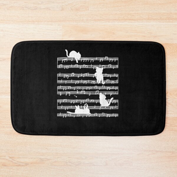 Item preview, Love Music Sheets Cute Cat Playing On Musical Notes Musician Men Women designed and sold by Boutkimaewab.