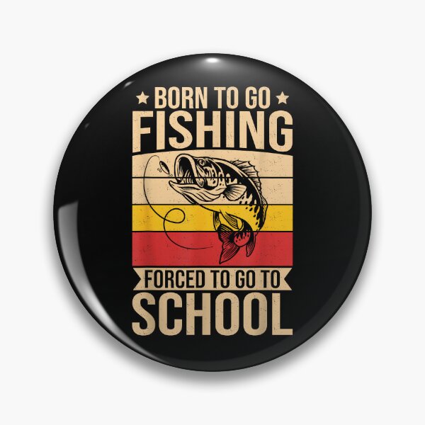 Item preview, Boys Fishing Shirt Kids Men Born to Go Fishing Forced School designed and sold by Boutkimaewab.