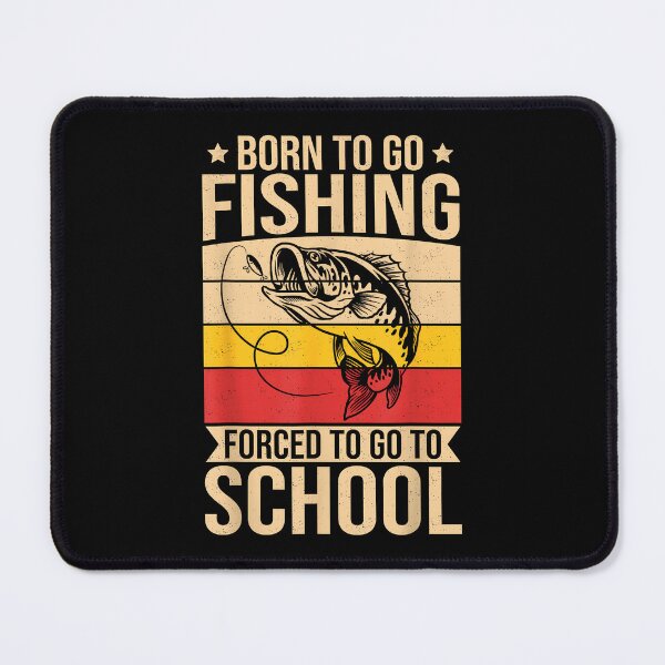 Item preview, Boys Fishing Shirt Kids Men Born to Go Fishing Forced School designed and sold by Boutkimaewab.