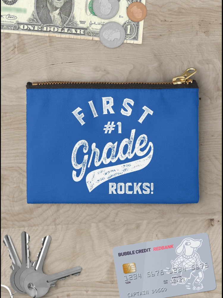 Thumbnail 3 of 4, Zipper Pouch, First Grade Rocks! designed and sold by cidolopez.