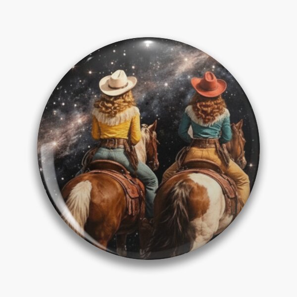 Item preview, Space Cowgirls Saturn Riders Cosmic Western Portrait designed and sold by Vicky021.