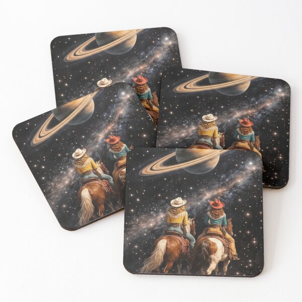 Item preview, Space Cowgirls Saturn Riders Cosmic Western Portrait designed and sold by Vicky021.