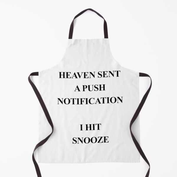 Item preview, Heaven Sent a Push Notification designed and sold by birdspinestudio.