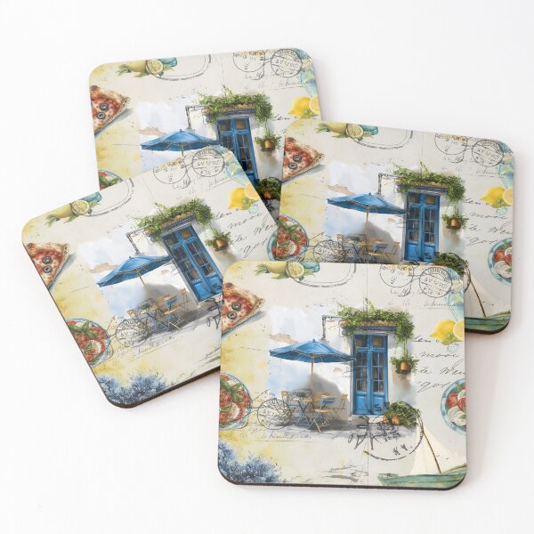 Item preview, Summer Day In Beautiful Italy Retro Style designed and sold by JonnaHurmerinta.