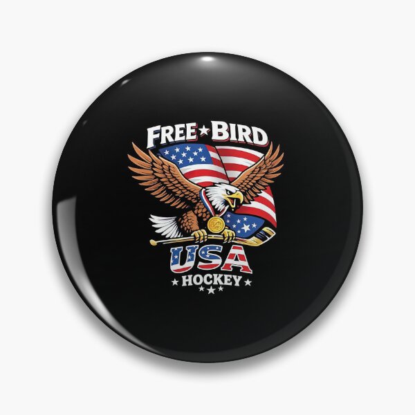 Item preview, Free Bird USA Hockey eagle designed and sold by GigiBonny.