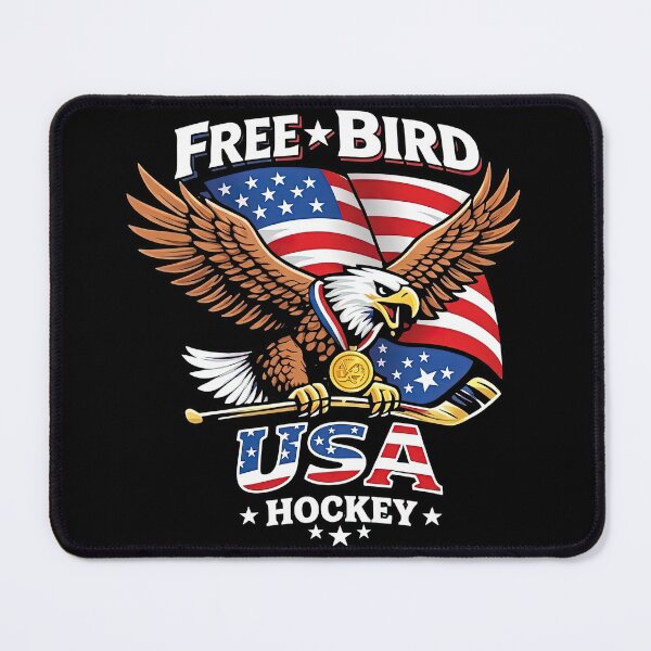 Item preview, Free Bird USA Hockey eagle designed and sold by GigiBonny.