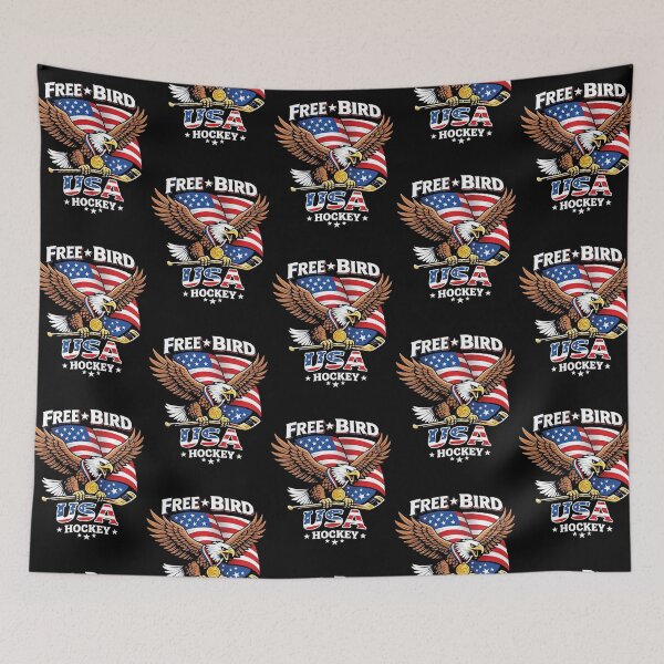 Item preview, Free Bird USA Hockey eagle designed and sold by GigiBonny.