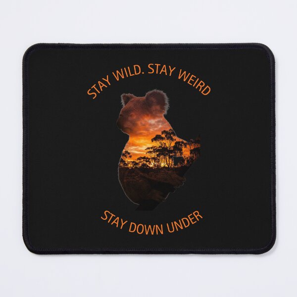 Item preview, Stay Wild Stay Weird Down Under - Aesthetic Koala Double Exposure Art designed and sold by FlagWarsStore.