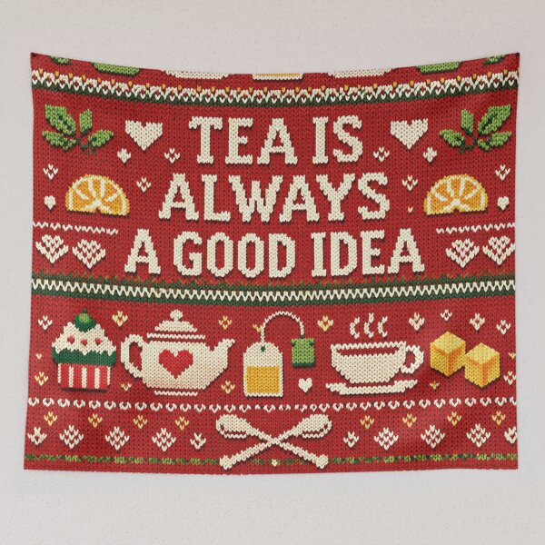 Item preview, Tea is Always a Good Idea Cozy Knitting Pattern designed and sold by Mauswohn.
