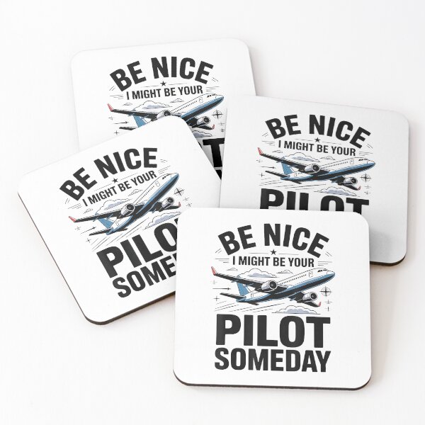 Item preview, Be Nice I Might Be Your Pilot Someday Funny Pilot Aviation designed and sold by Boutkimaewab.