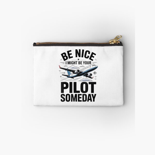 Item preview, Be Nice I Might Be Your Pilot Someday Funny Pilot Aviation designed and sold by Boutkimaewab.