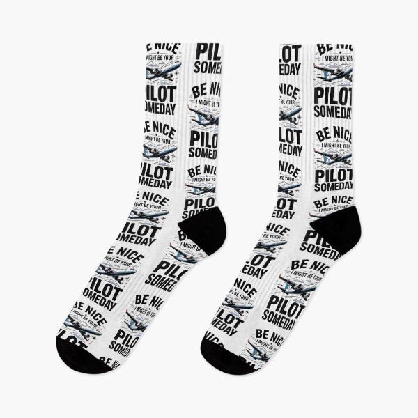 Item preview, Be Nice I Might Be Your Pilot Someday Funny Pilot Aviation designed and sold by Boutkimaewab.