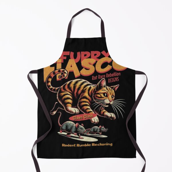 Item preview, Furry Fiasco - Vintage Cat & Mouse Action Poster designed and sold by GenZFashion000.