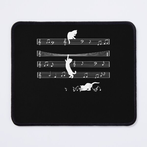 Item preview, Love Music Cats Playing On Musical Sheets Funny Cat designed and sold by Boutkimaewab.