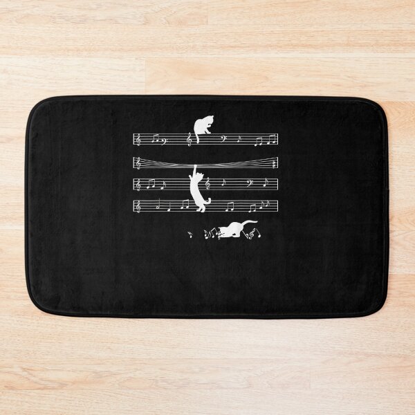 Item preview, Love Music Cats Playing On Musical Sheets Funny Cat designed and sold by Boutkimaewab.