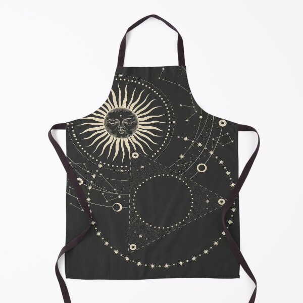 Item preview, Celestial Sun and Stars Illustration designed and sold by ChiqueAvenue.