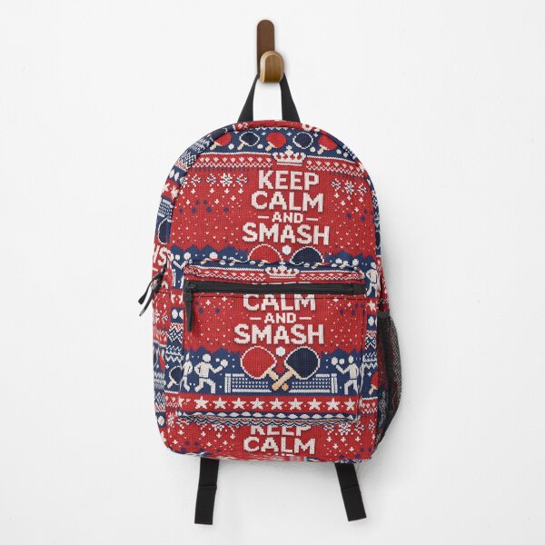 Item preview, Keep Calm and Smash Table Tennis Sport Knitting Pattern designed and sold by Mauswohn.