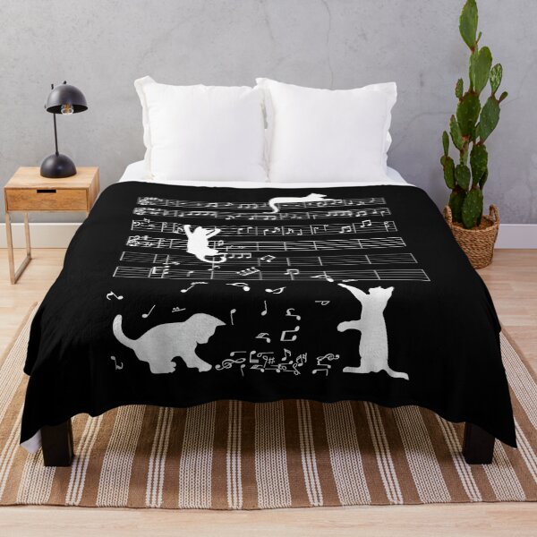 Item preview, Cute Cat Kitty Playing Music Clef Piano Musician Art designed and sold by Boutkimaewab.
