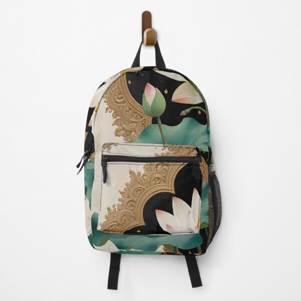 Item preview, Sacred Thai Lotus Flower – Traditional Buddhist Art Wall Poster designed and sold by ArtnarongDesign.