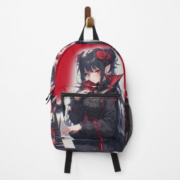 Item preview, Anime vampire girl playing piano designed and sold by ArtsJulian.