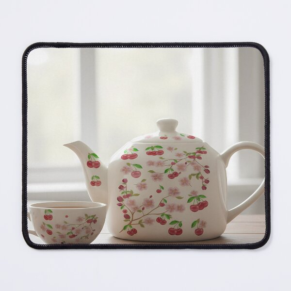 Item preview, Cherry Blossom Teapot and Cup Set designed and sold by ChiqueAvenue.