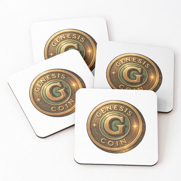 Item preview, A gold Genesis Coin on transparent background designed and sold by Creative88Art.