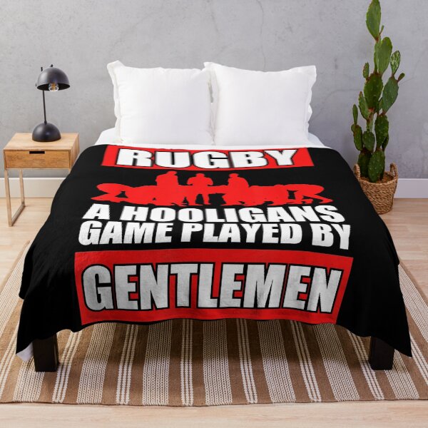 Item preview, Rugby A Hooligans Game Played By Gentlemen Funny Rugby Quote designed and sold by GabrieSketcham.
