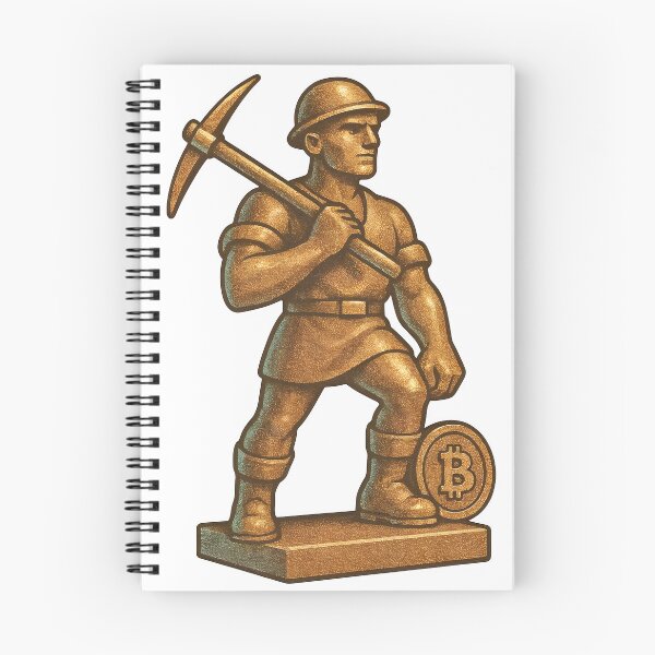 Item preview, A golden statue of a miner with a pickaxe on transparent background designed and sold by Creative88Art.