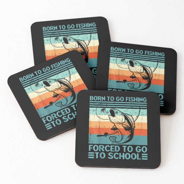 Item preview, Born to Go Fishing Forced School Funny Men Women Kids Boys designed and sold by Boutkimaewab.