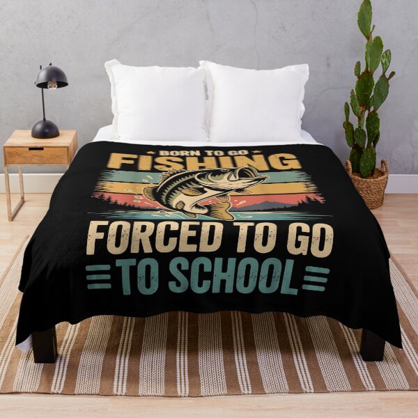Item preview, Born to Go Fishing Forced to Go to School designed and sold by Boutkimaewab.