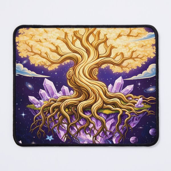 Item preview, Cosmic Tree of Life with Crystals designed and sold by ChiqueAvenue.