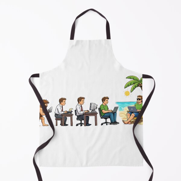 Item preview, Remote Work Evolution Digital Nomad Work From Anywhere Funny Design designed and sold by ZYNORAworld.