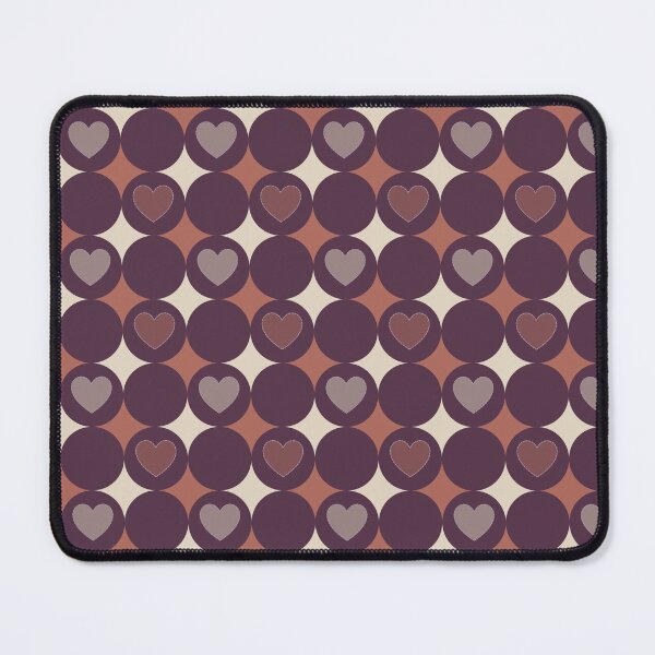 Item preview, Circle Hearts earth tones  designed and sold by Tatiana Ribeiro.