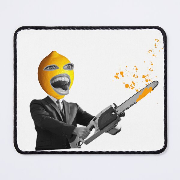 Item preview, Angry Lemon with Chainsaw designed and sold by MacRaith.